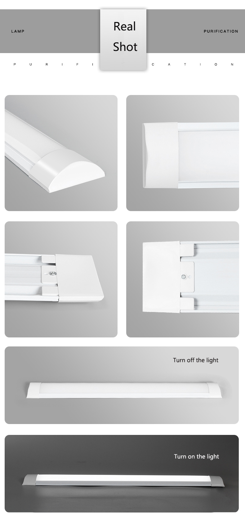 LED Linear Wide Tube 36W