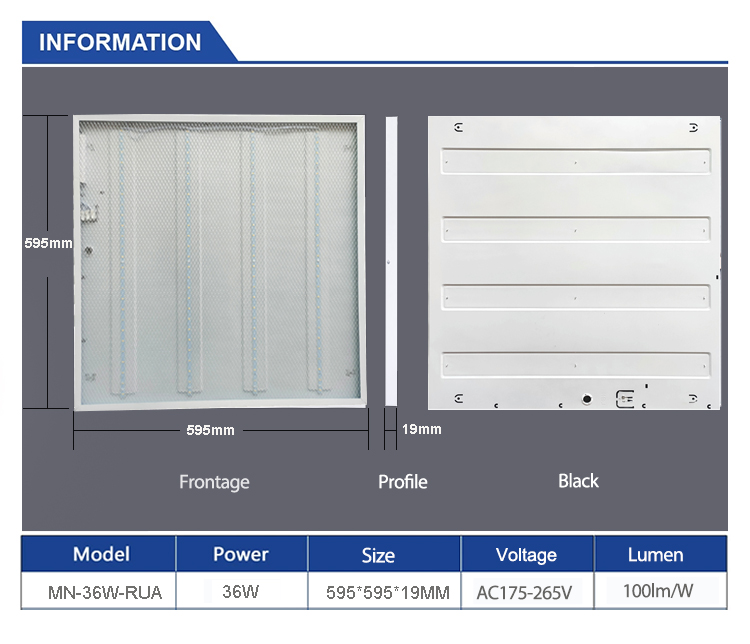 595*595 LED Panel 36W