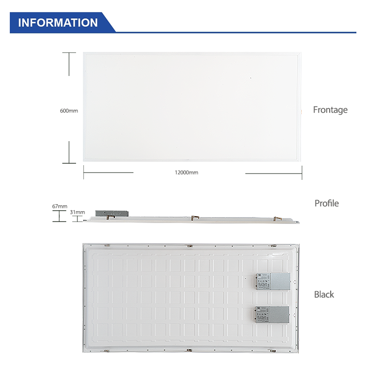 600*600LED Panel 80W with UL driver