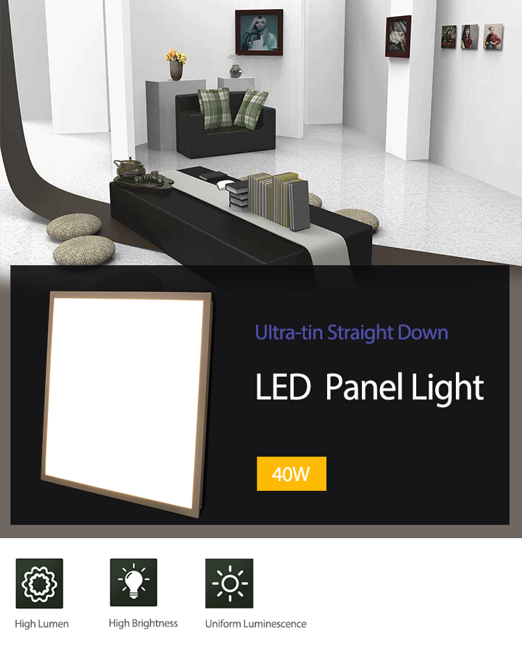 600*600 LED Panel 40W with UL driver